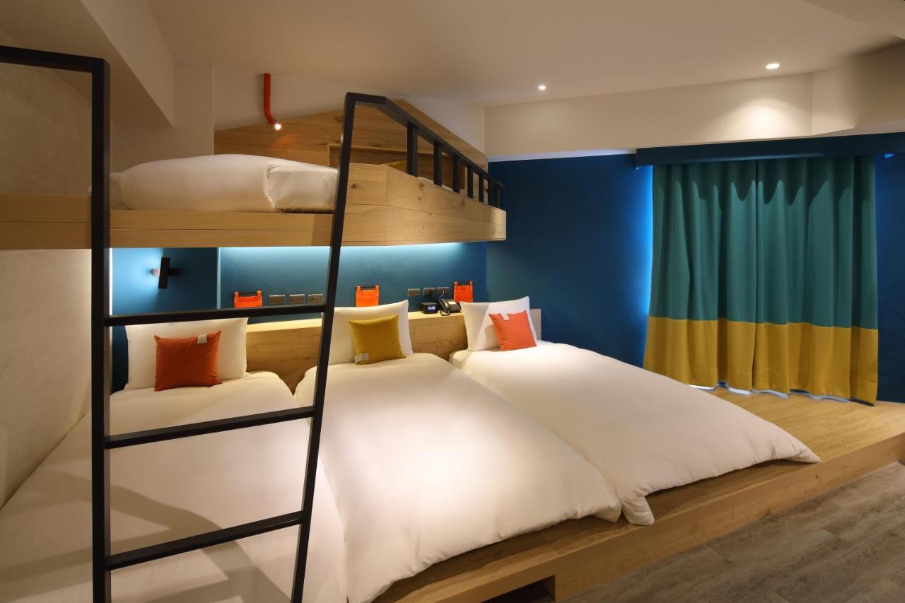 Olah Poshtel - Hualien Zhongfu Hotel ภายนอก รูปภาพ